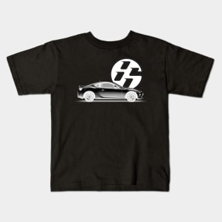 GT86 Body Black on White Kids T-Shirt